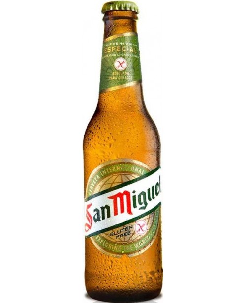 San Miguel Especial Fara Gluten 0.33L BAX Top San Miguel Especial Fara Gluten 0.33L BAX Top