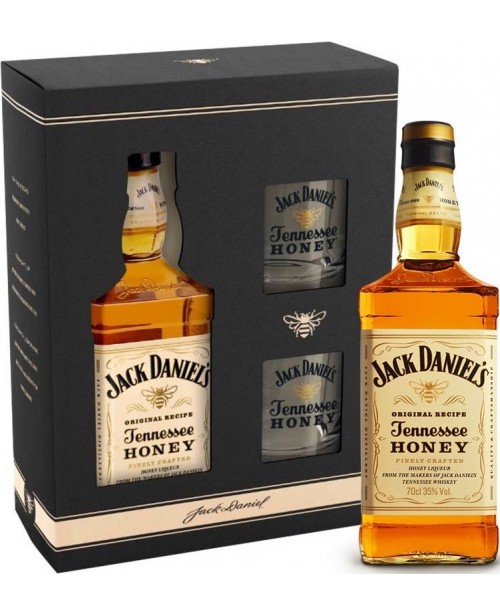 Jack Daniel's Honey Cu 2 Pahare Shot 0.7L Top Jack Daniel's Honey Cu 2 Pahare Shot 0.7L Top