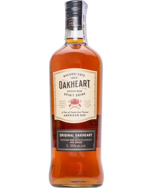 Bacardi Oakheart 1L Top Bacardi Oakheart 1L Top