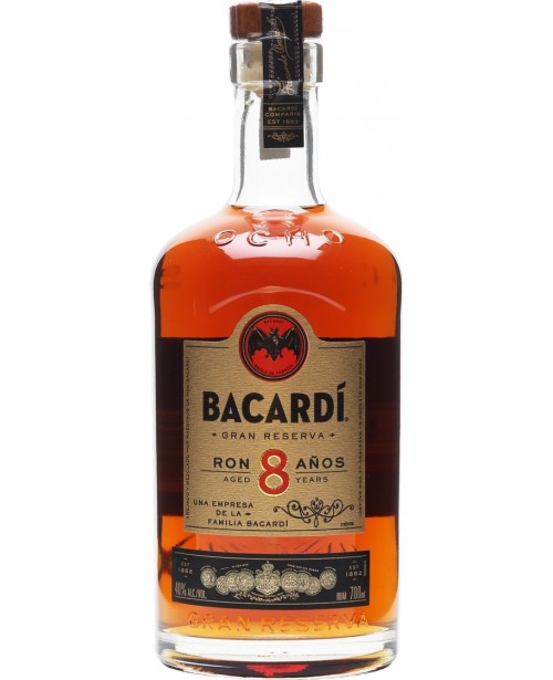 Bacardi 8 Ani 0.7L Top Bacardi 8 Ani 0.7L Top