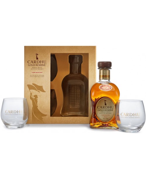 Cardhu Gold Reserve cu 2 Pahare 0.7L Top Cardhu Gold Reserve cu 2 Pahare 0.7L Top