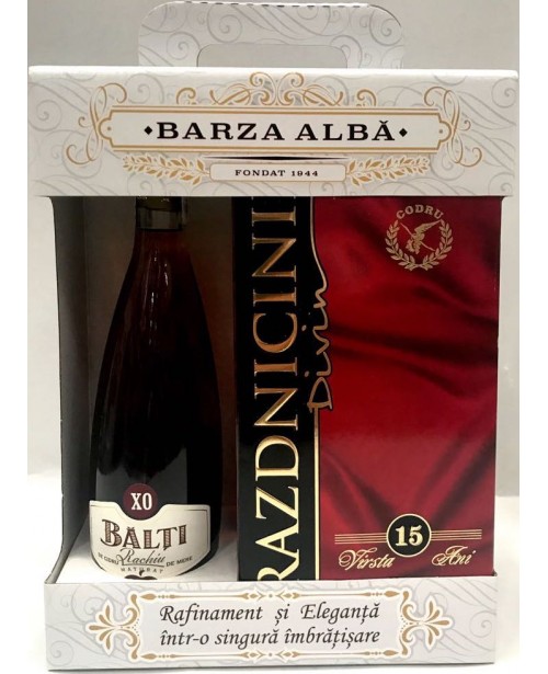 Barza Alba Set Divin Prazdnicinii si Balti XO Rachiu de Cidru 1.25L Top Barza Alba Set Divin Prazdnicinii si Balti XO Rachiu de Cidru 1.25L Top