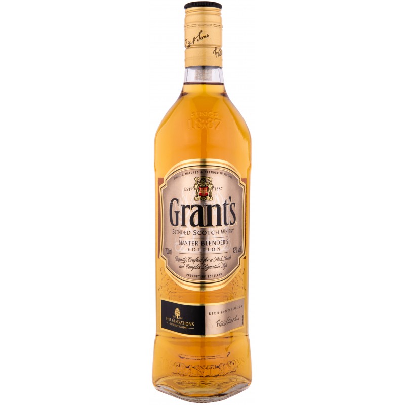 Grant's Master Blenders 0.7L Whisky Blended Whisky FineStore