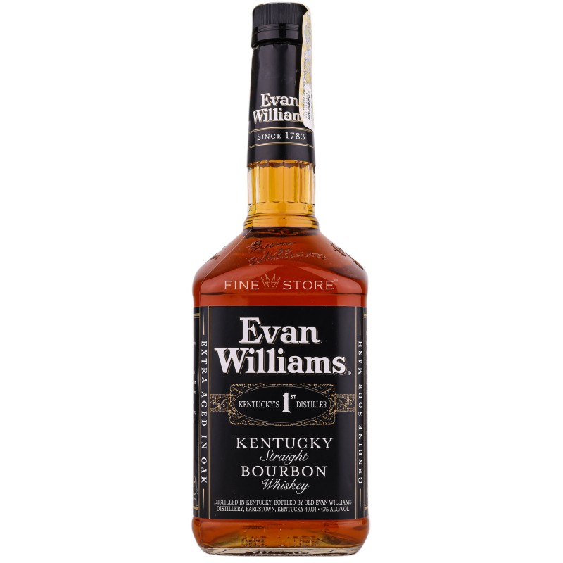 Evan Williams Extra Aged 1L Whisky Bourbon FineStore