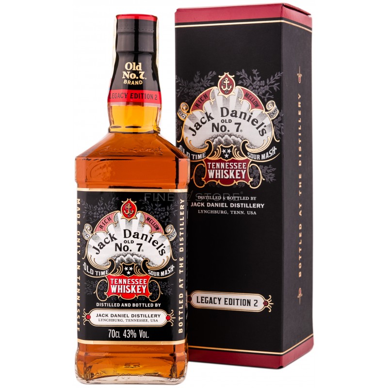Jack Daniel's Old No. 7 Legacy Edition 2 Sour Mash 0.7L Whisky Bourbon
