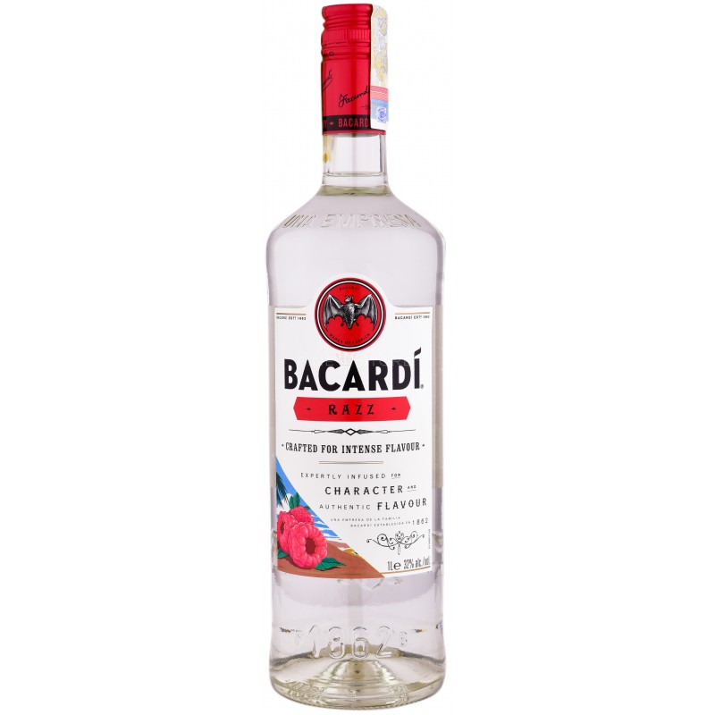 Bacardi Razz 1L Rom | FineStore