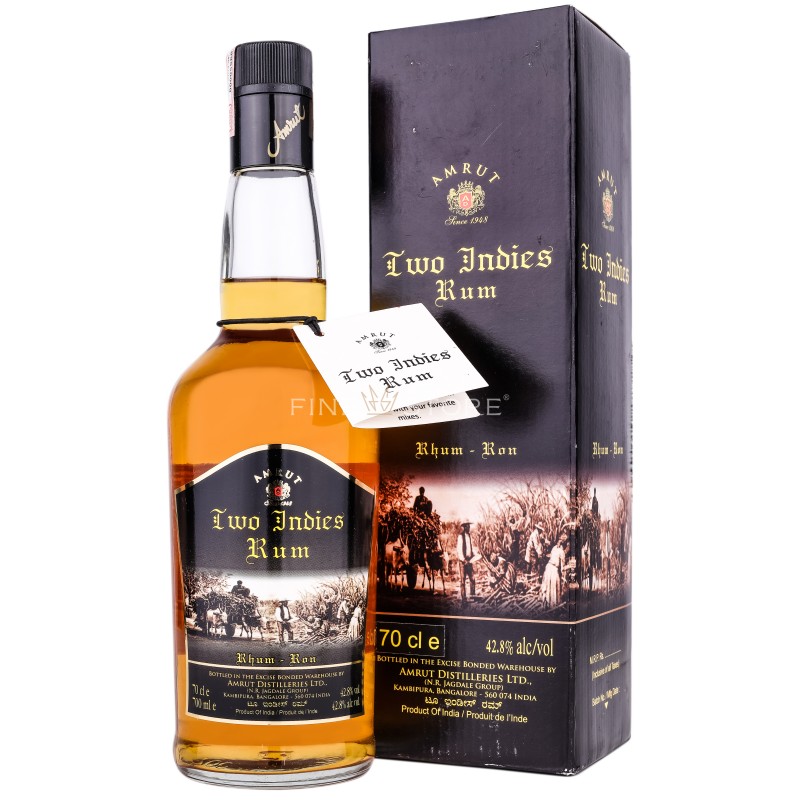 Amrut Two Indies Rum 0.7L Rom FineStore