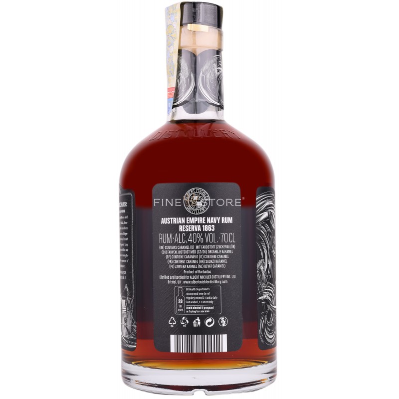 Austrian Empire Navy Rum Reserva 1863 0.7L Rom FineStore