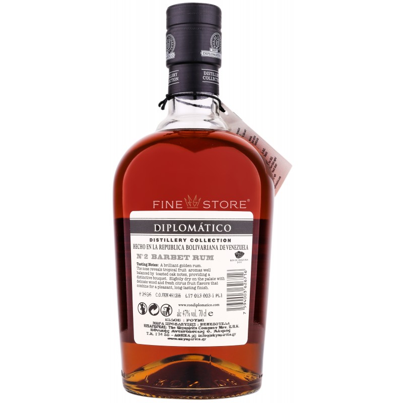 Diplomatico Barbet Rum Distillery Collection No 2 0.7L Rom FineStore