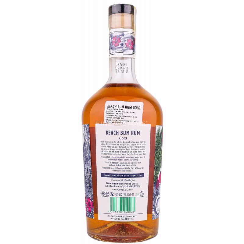 Beach Bum Rum Gold 0.7L Rom FineStore