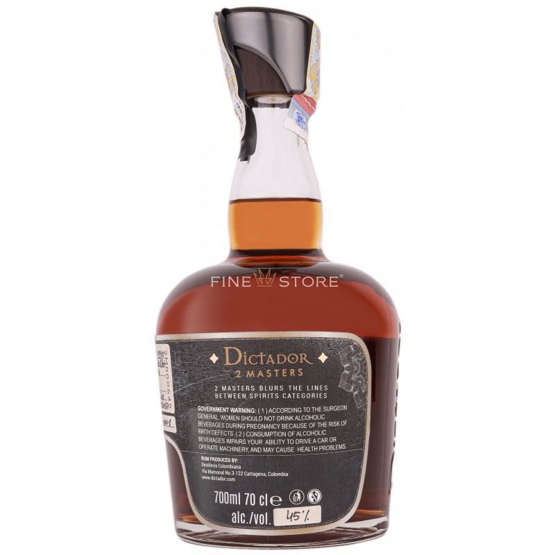 Dictador 2 Masters Barton Rye Straight 1979 & 1982 0.7L Rom FineStore