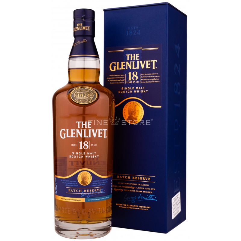 Glenlivet 18 Ani 0.7L Whisky Single Malt FineStore