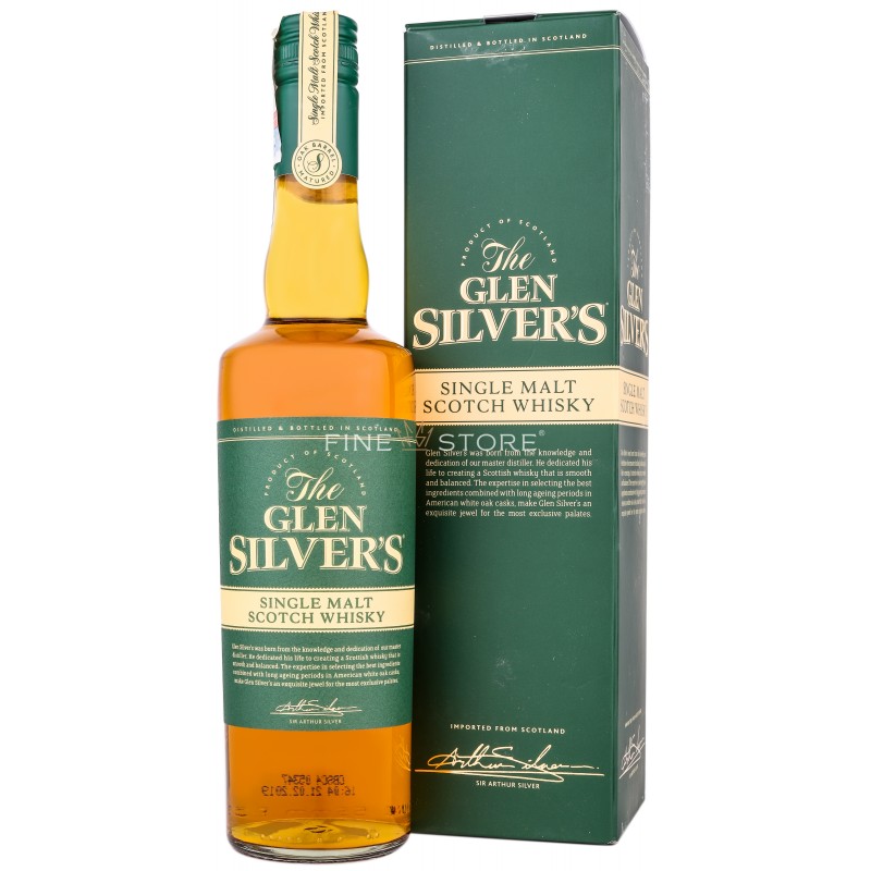 Glen Silver's Single Malt 0.7L Whisky Single Malt FineStore