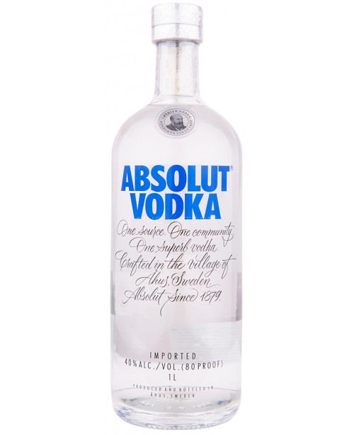 Absolut Blue 1L Top Absolut Blue 1L Top