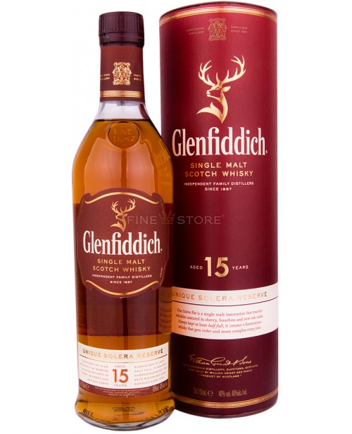 Glenfiddich 15 Ani Solera 0.7L Top Glenfiddich 15 Ani Solera 0.7L Top