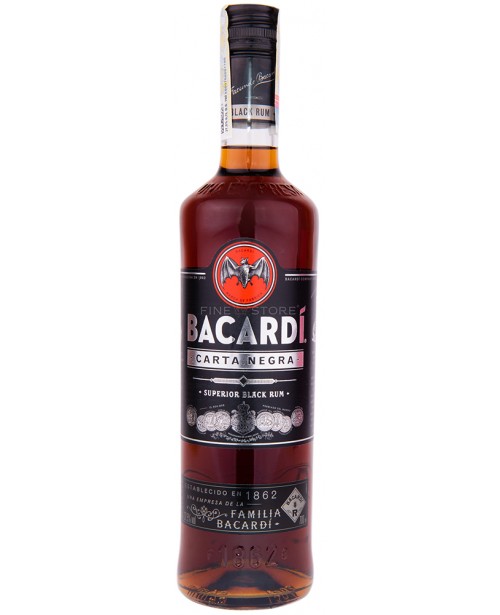 Bacardi Carta Negra Black 0.7L Top Bacardi Carta Negra Black 0.7L Top