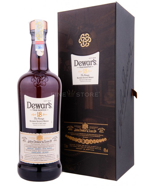 Dewar's 18 Ani 1L Whisky Blended Whisky FineStore
