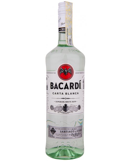 Bacardi Carta Blanca White 1L Top Bacardi Carta Blanca White 1L Top