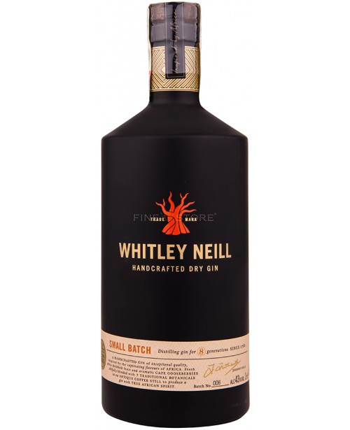 Whitley Neill Small Batch Gin 1L Top Whitley Neill Small Batch Gin 1L Top