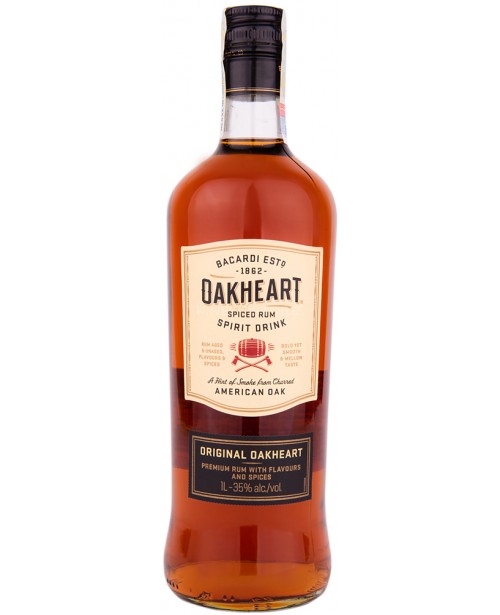 Bacardi Oakheart 1L Top Bacardi Oakheart 1L Top