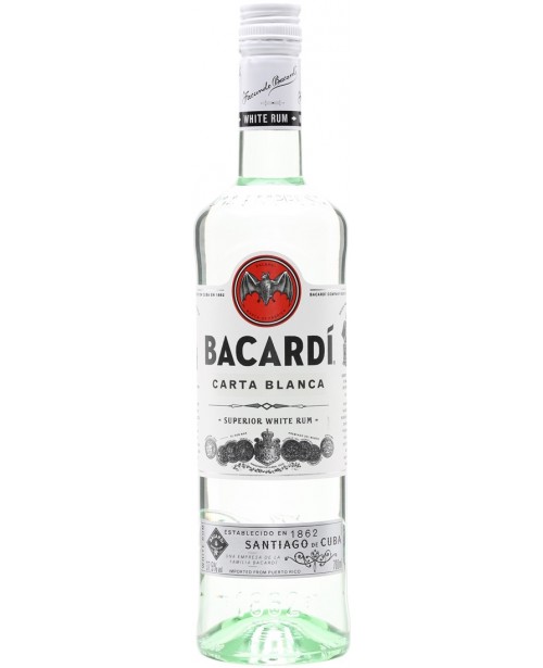 Bacardi Carta Blanca White 0.7L Top Bacardi Carta Blanca White 0.7L Top