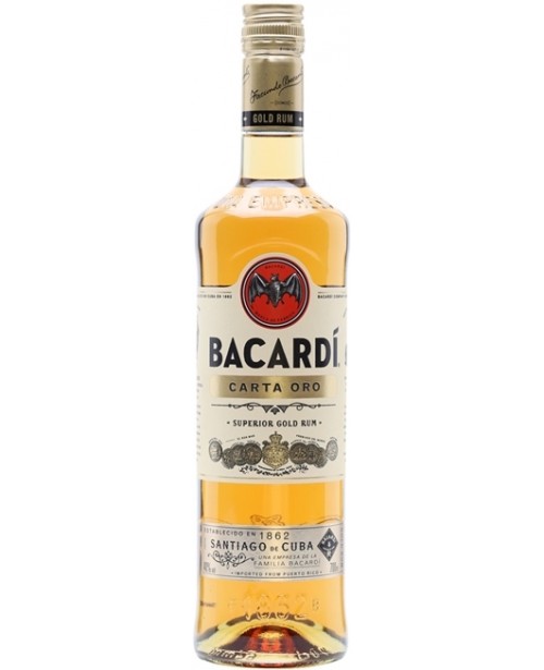 Bacardi Carta Oro Gold 0.7L Top Bacardi Carta Oro Gold 0.7L Top