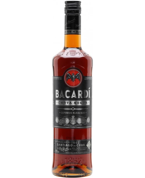 Bacardi Carta Negra Black 0.7L Top Bacardi Carta Negra Black 0.7L Top